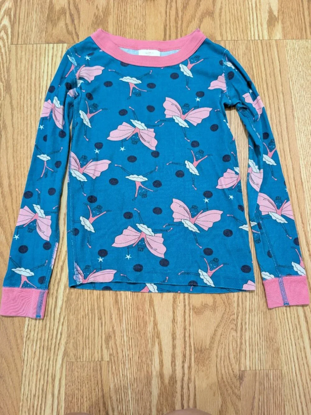 Hanna Andersson Girls 6/7 Long John Pajama Bundle Peru Fair